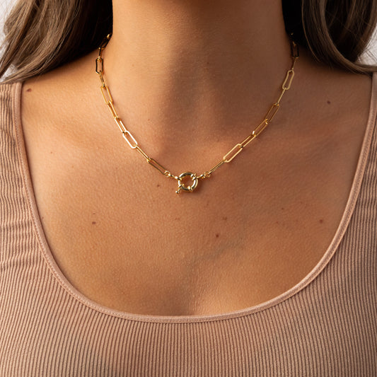 Carlton Necklace - 18K Gold Plated